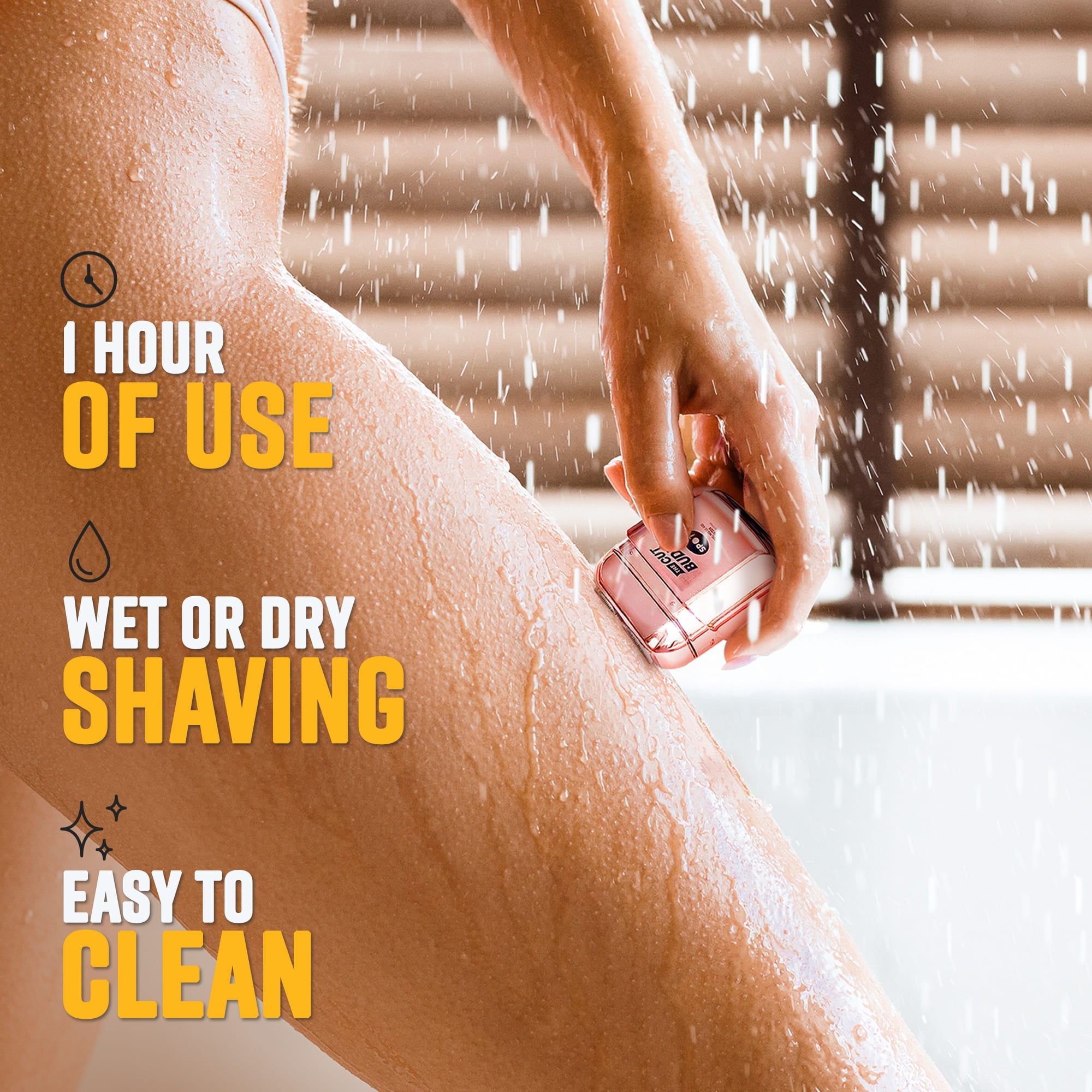 The Spot - Women's Mini Electric Shaver for Legs, Arms, and Face - The Cut Buddy - The Cut Buddy