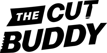 The Cut Buddy Logo - Black with White background - Logo Wordmark