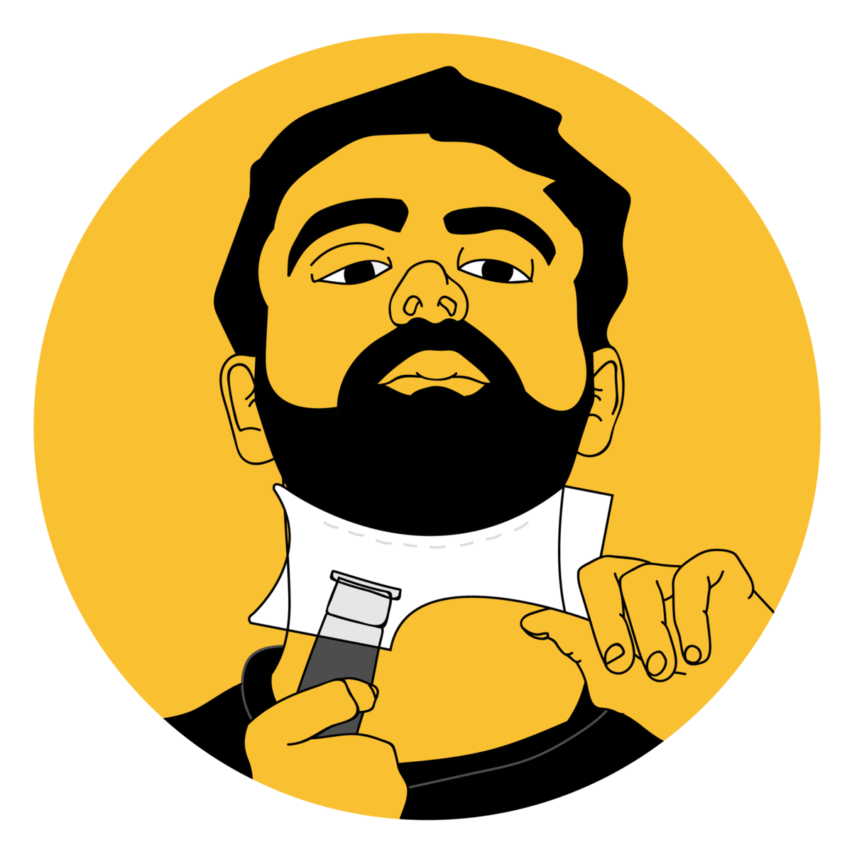 Beard Shaping Tool and Hair Trimmer Guide - Plus Version - The Cut Buddy-The Cut Buddy