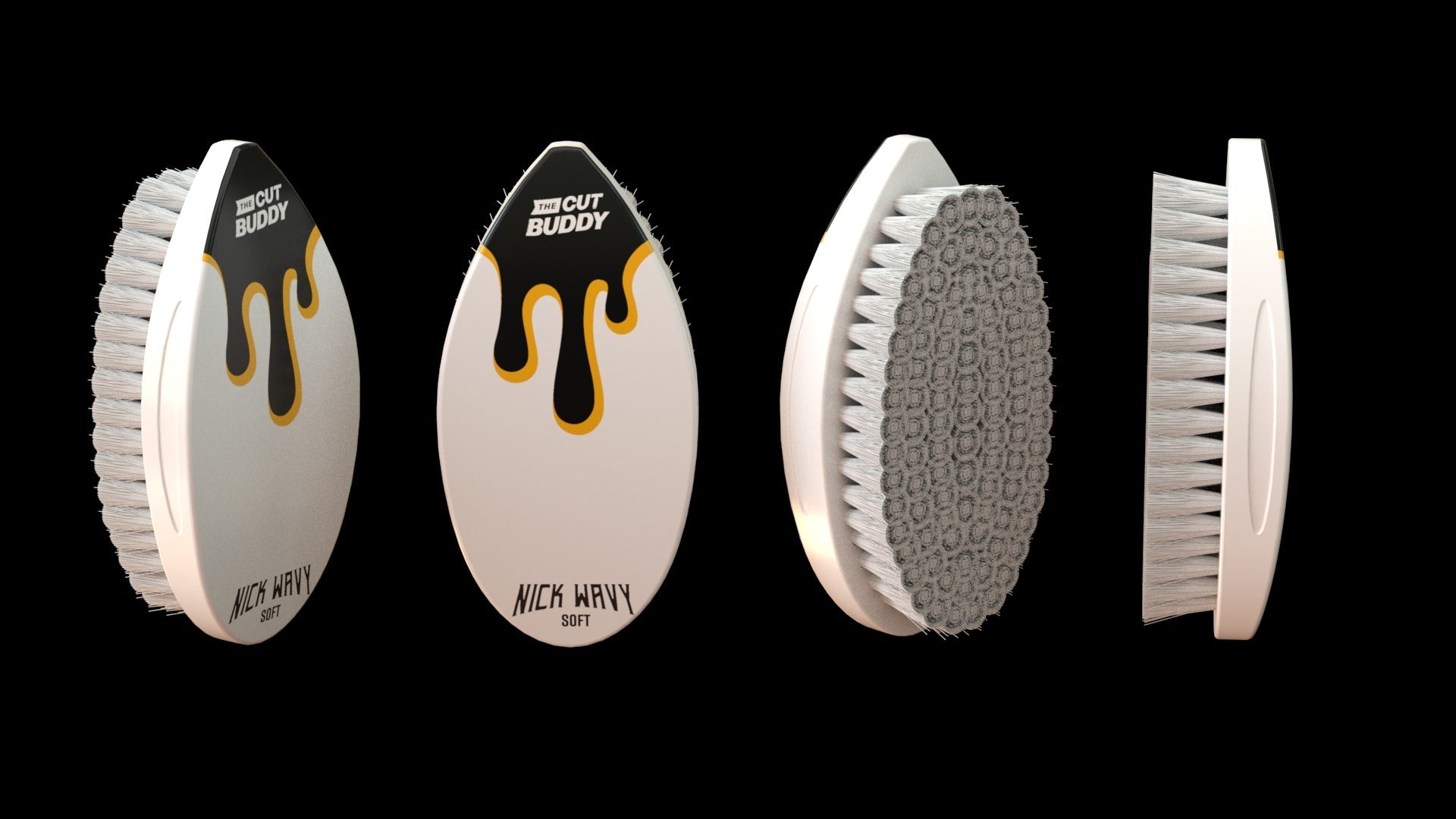 Nick Wavy Collection - Soft Bristle Waves Brush - The Cut Buddy-The Cut Buddy