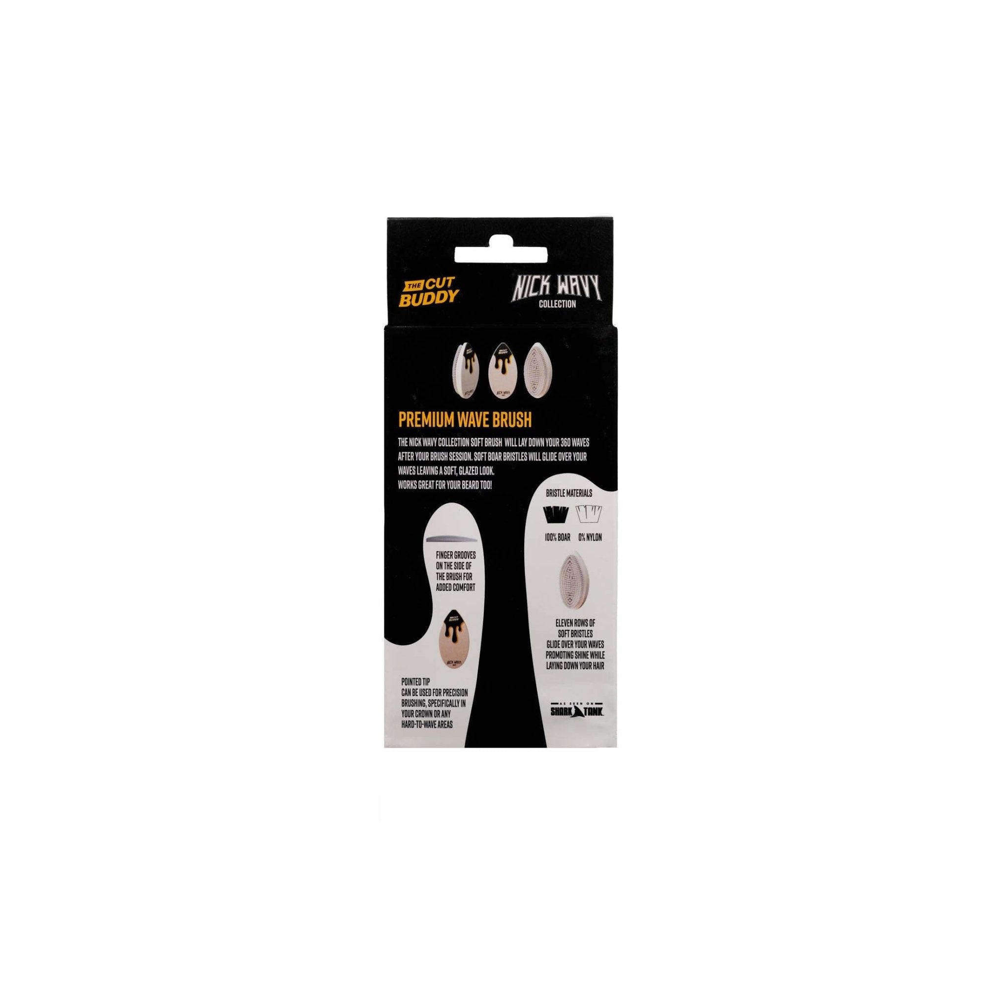 Nick Wavy Collection - Soft Bristle Waves Brush - The Cut Buddy-The Cut Buddy