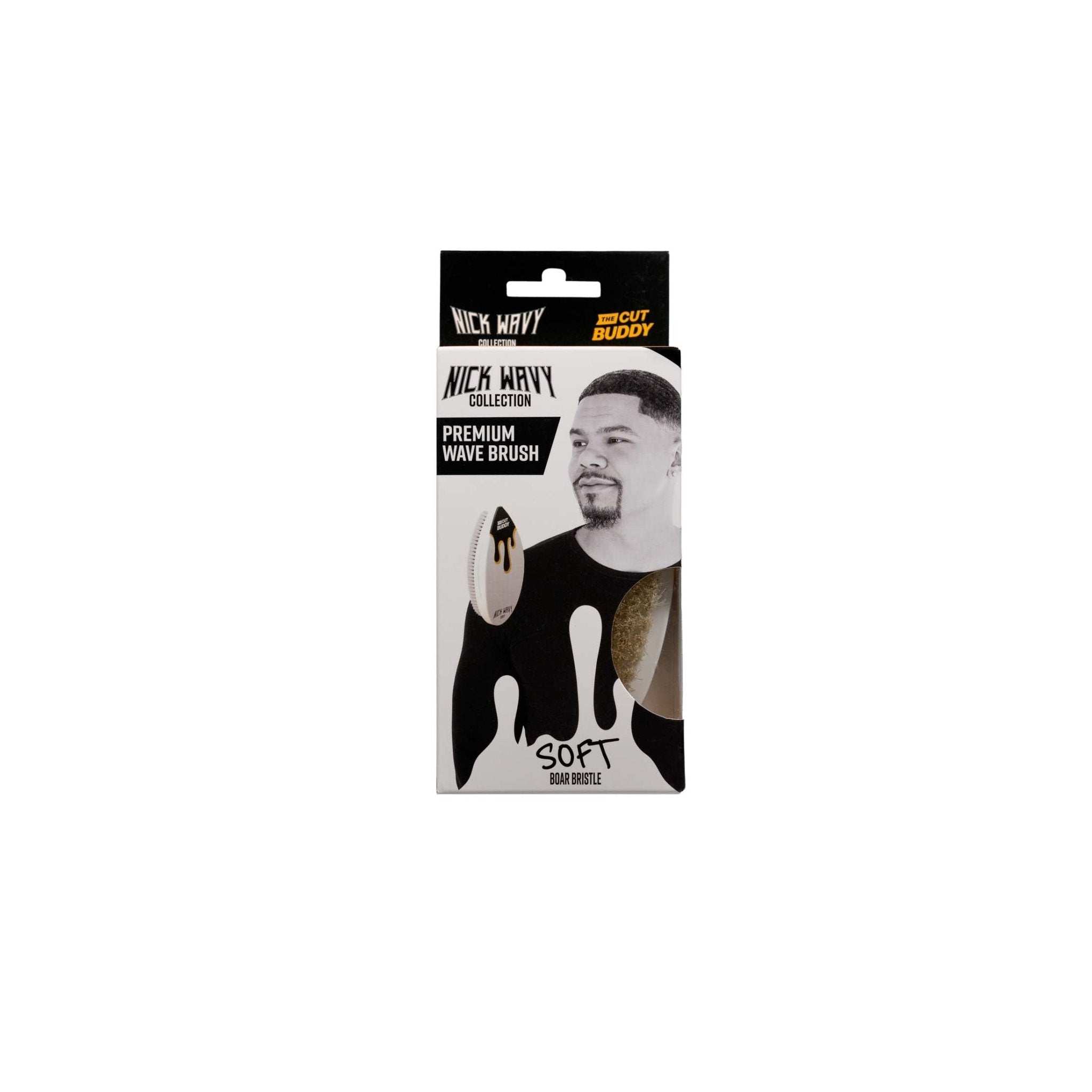 Nick Wavy Collection - Soft Bristle Waves Brush - The Cut Buddy-The Cut Buddy